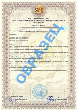 Приложение 1 Лысково Сертификат ГОСТ РВ 0015-002